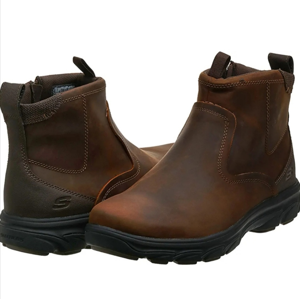 skechers usa mens resment korver chukka boot relaxed fit